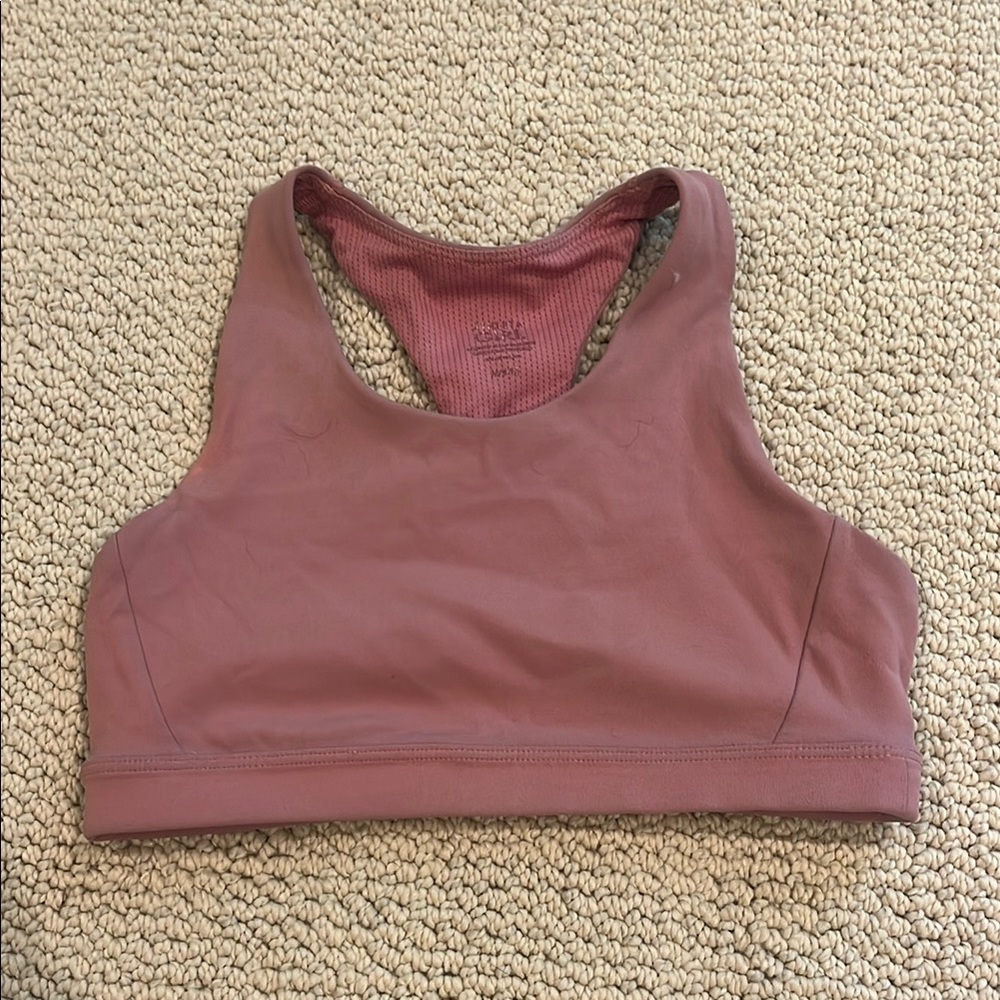 ATHLETA GIRL Mauve Sports Bra size M/10 girl